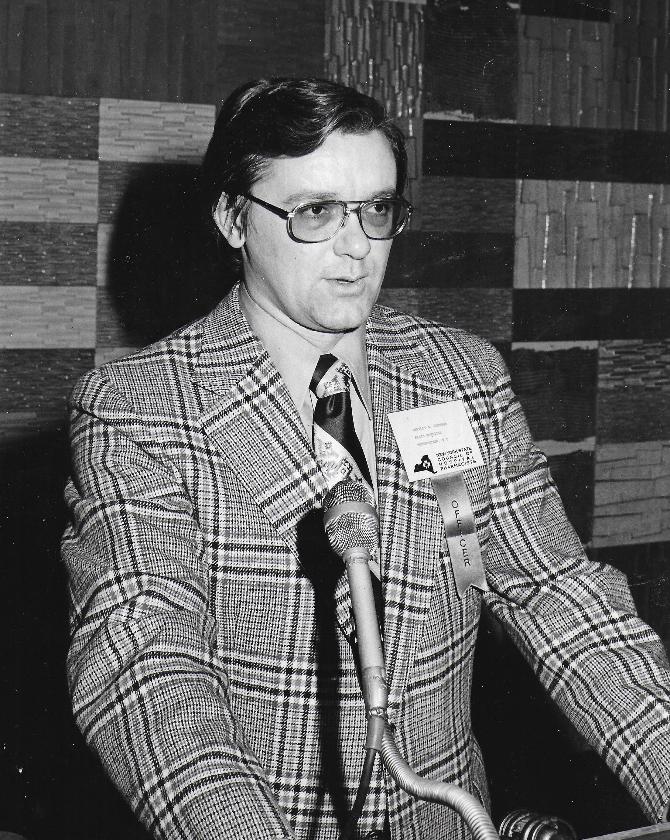 Bentley Johnosn Giving a Speech