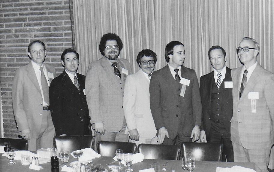 Past presidents standing together