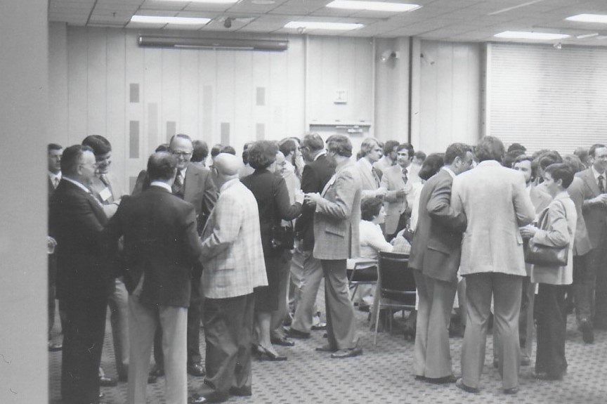 Waiting to Enter Exhibit Hall