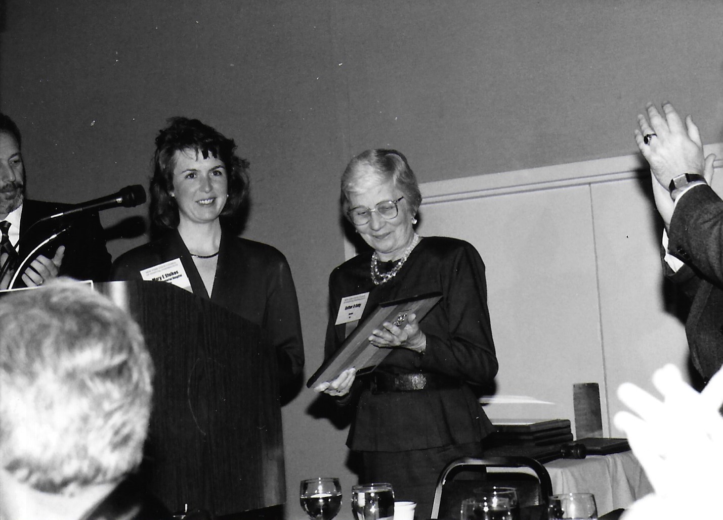 Mary Stoikes and Esther Eddy