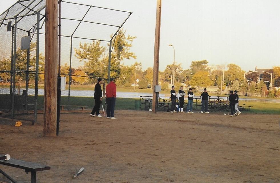 Between Innings at Softball Game