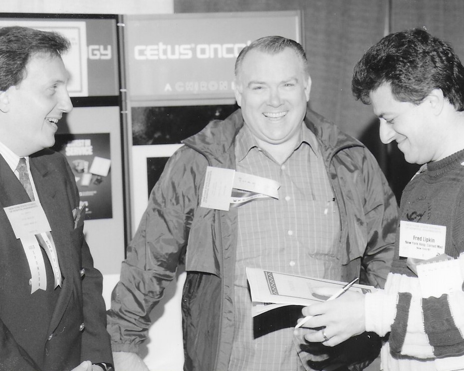 Conversing in the Exhibit Hall