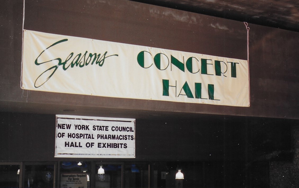 Concert Hall Welcome Sign