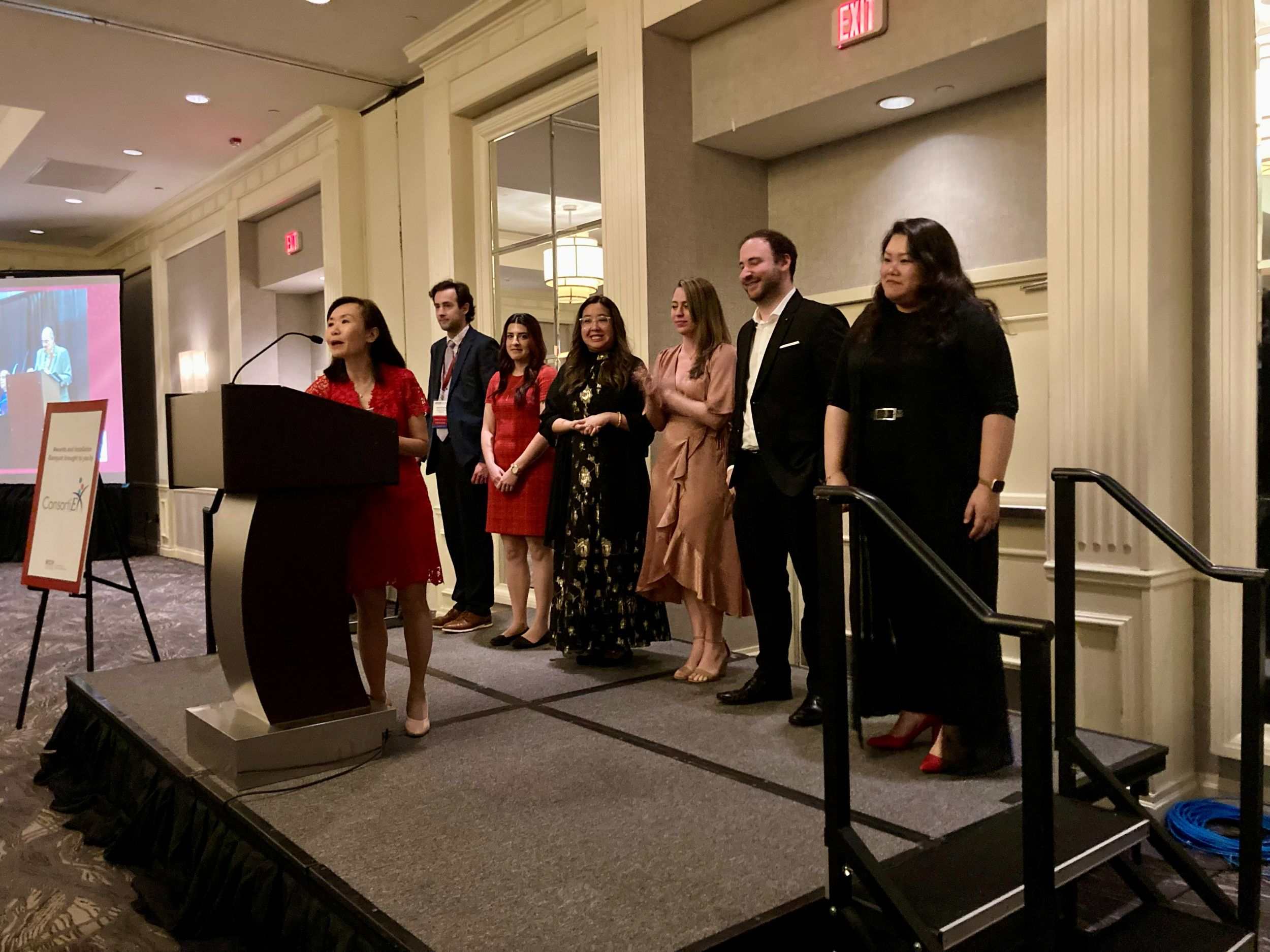 Angela Cheng installs chapter presidents